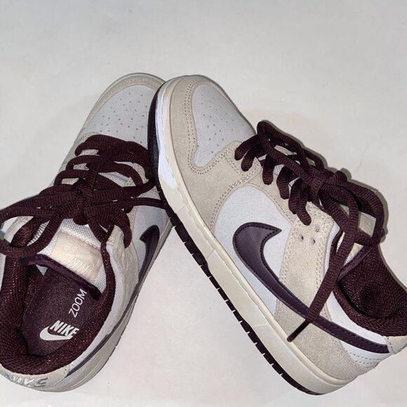 Nike SB Dunk Low Pro Desert Sand/Mahogany Summit White BQ6817-004 Sneakers Sz 6 - Picture 7 of 16